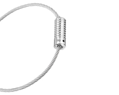 pyramid guilloche cable bracelet le 9g